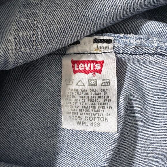 Vintage Levi 501 Jean Men 40x29 Blue 100% Cotton 1994-2005 - Picture 6 of 9